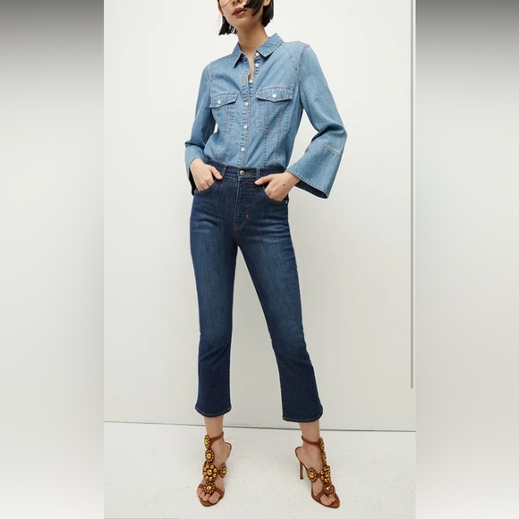 Veronica Beard Denim - Veronica Beard Carly Kick Flare High Rise 25 EUC